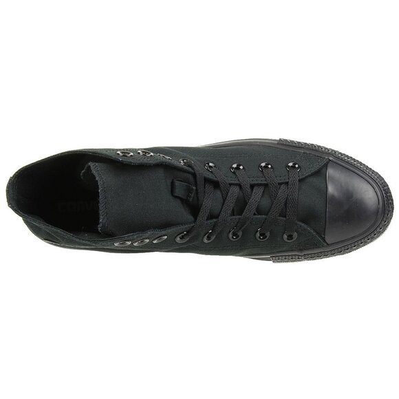 Converse Chuck Taylor All Star Hi - Black Mono Canvas High - M3310 Men Size 9.5 - Picture 6 of 6